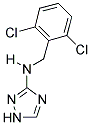 N-(2,6-DICHLOROBENZYL)-1H-1,2,4-TRIAZOL-3-AMINE 结构式