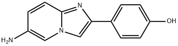4-(6-Aminoimidazo[1,2-a]pyridin-2-yl)phenol 结构式