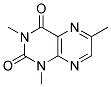 1,3,6-TRIMETHYL-2,4(1H,3H)-PTERIDINEDIONE 结构式