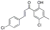 4,5'-DICHLORO-2'-HYDROXY-4'-METHYLCHALCONE 结构式