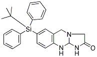 7-TERT-BUTYLDIPHENYLSILYL-1,2,3,5-TETRAHYDRO-2-OXO-IMIDAZO-[2,1-B] QUINZOLINE 结构式