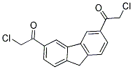 2-CHLORO-1-[6-(2-CHLORO-ACETYL)-9H-FLUOREN-3-YL]-ETHANONE 结构式