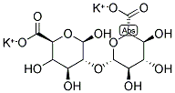 D-GLUCURONYL-BETA-1,2-D-GLUCURONIC ACID POTASSIUM SALT 结构式