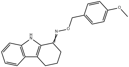 2,3,4,9-TETRAHYDRO-1H-CARBAZOL-1-ONE O-(4-METHOXYBENZYL)OXIME 结构式