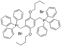 1,4-BIS(BUTYLYLOXY)-2,5-XYLENEBIS(TRIPHENYLPHOSPHONIUM BROMIDE) 结构式