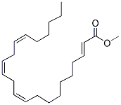 反2-顺10-顺13-顺16-二十二碳烯酸甲酯 结构式