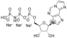 1,N6-ETHENO-ADENOSINE-5'-[(BETA,GAMMA)-IMIDO]TRIPHOSPHATE, SODIUM SALT 结构式