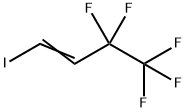 3,3,4,4,4-PENTAFLUORO-1-IODOBUT-1-ENE 结构式