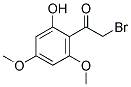 2-溴-1-(2-羟基-4,6-二甲氧基苯基)乙-1-酮 结构式