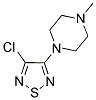 1-(4-CHLORO-[1,2,5]THIADIAZOL-3-YL)-4-METHYL-PIPERAZINE 结构式
