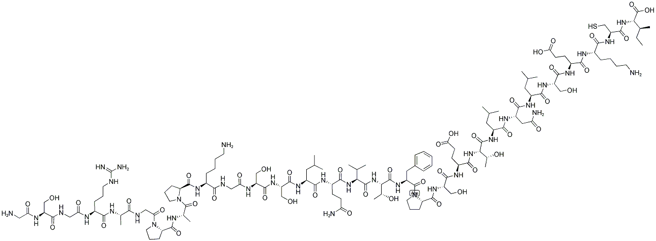 EP4 RECEPTOR (C-TERM) BLOCKING PEPTIDE 结构式