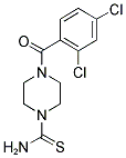 4-(2,4-DICHLOROBENZOYL)PIPERAZINE-1-CARBOTHIOAMIDE 结构式