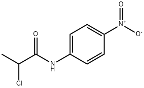 2-氯-N-(4-硝基苯基)丙酰胺 结构式