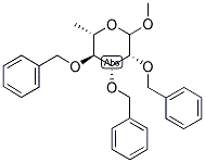 METHYL 2,3,4-TRI-O-BENZYL-L-RHAMNOPYRANOSIDE 结构式