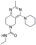 N-ETHYL-2-METHYL-4-PIPERIDIN-1-YL-7,8-DIHYDROPYRIDO[4,3-D]PYRIMIDINE-6(5H)-CARBOXAMIDE 结构式