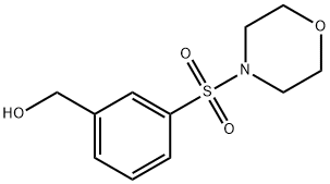 3-(吗啉-4-磺酰基)苯基]甲醇 结构式