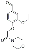 3-乙氧基-4-[2-(4-吗啉基)-2-氧代乙氧基]-苯甲醛 结构式