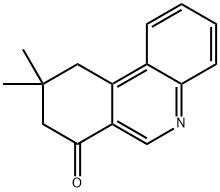 9,9-DIMETHYL-9,10-DIHYDRO-7(8H)-PHENANTHRIDINONE 结构式