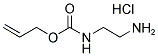 烯丙基-N-(2-氨基乙基)氨基甲酸酯 盐酸盐 结构式