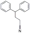 4,4-DIPHENYLBUTANENITRILE 结构式