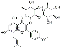 鼠李糖基淫羊藿次苷II 结构式