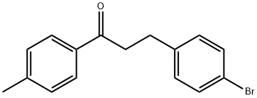 3-(4-BROMOPHENYL)-4'-METHYLPROPIOPHENONE 结构式