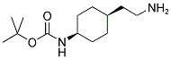 TERT-BUTYL CIS-4-(2-AMINOETHYL)CYCLOHEXYLCARBAMATE 结构式