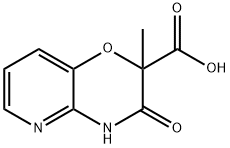 2-METHYL-3-OXO-3,4-DIHYDRO-2H-PYRIDO[3,2-B][1,4]OXAZINE-2-CARBOXYLIC ACID 结构式