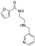 FURAN-2-CARBOXYLIC ACID (2-[(PYRIDIN-3-YLMETHYL)-AMINO]-ETHYL)-AMIDE 结构式