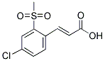 (2E)-3-[4-Chloro-2-(methylsulfonyl)phenyl]acrylic acid 结构式