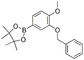 3-BENZYLOXY-4-METHOXYBORONIC ACID, PINACOL ESTER 结构式
