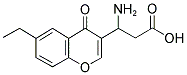3-AMINO-3-(6-ETHYL-4-OXO-4H-CHROMEN-3-YL)-PROPIONIC ACID 结构式