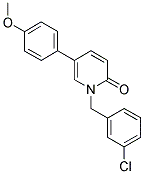 1-(3-CHLOROBENZYL)-5-(4-METHOXYPHENYL)PYRIDIN-2(1H)-ONE 结构式