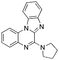 6-PYRROLIDIN-1-YL-5,7,11B-TRIAZA-BENZO[C]FLUORENE 结构式