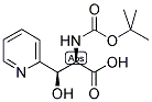 BOC-D-THREO-3-(PYRIDIN-2-YL)SERINE 结构式