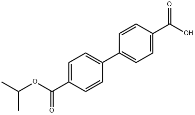 4'-(异丙氧基羰基)-[1,1'-联苯]-4-羧酸 结构式