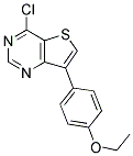 4-CHLORO-7-(4-ETHOXYPHENYL)THIENO[3,2-D]PYRIMIDINE 结构式