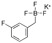 三氟[(3-氟苯基)甲基]硼酸钾 结构式