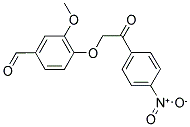 3-METHOXY-4-[2-(4-NITRO-PHENYL)-2-OXO-ETHOXY]-BENZALDEHYDE 结构式