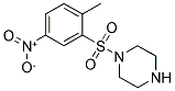 1-[(2-METHYL-5-NITROPHENYL)SULFONYL]PIPERAZINE 结构式