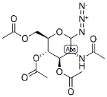 ACETOAZIDO N-ACETYL D-GLUCOSAMINE 结构式