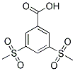 3,5-BIS(METHYLSULFONYL)BENZOIC ACID 结构式