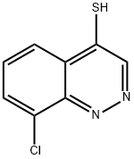 8-Chlorocinnoline-4-thiol 结构式