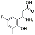 3-Amino-3-(5-fluoro-2-hydroxy-3-methyl-phenyl)-propionic acid 结构式