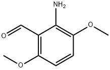 2-氨基-3,6-二甲氧基苯甲醛 结构式