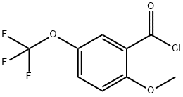 2-methoxy-5-(trifluoromethoxy)benzoyl chloride 结构式