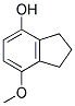 4-HYDROXY-7-METHOXYINDAN 结构式