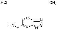 5-AMINOMETHYL-2,1,3-BENZOTHIADIAZOLE HYDROCHLORIDE HYDRATE 结构式