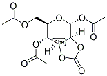 2,3-O-CARBONYL-1,4,6-TRI-O-ACETYL-A-D-MANNOPYRANOSE 结构式