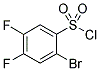 2-BROMO-4,5-DIFLUOROBENZENESULPHONYL CHLORIDE 结构式